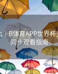 历史对比｜B体育APP世界杯多场赛事同步观看指南