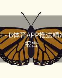 操作指引 - B体育APP推送精准度测试报告