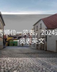 2024选秀顺位一览表，2024选秀顺位一览表英文