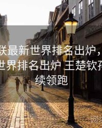 国际乒联最新世界排名出炉，国际乒联最新世界排名出炉 王楚钦孙颖莎继续领跑