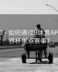 回放入口 - 如何通过B体育APP预约世界杯焦点赛事？