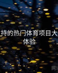 B体育支持的热门体育项目大全 - 用户体验