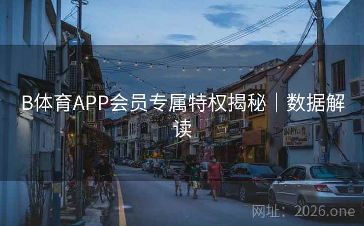 B体育APP会员专属特权揭秘｜数据解读