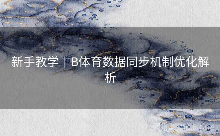 新手教学｜B体育数据同步机制优化解析