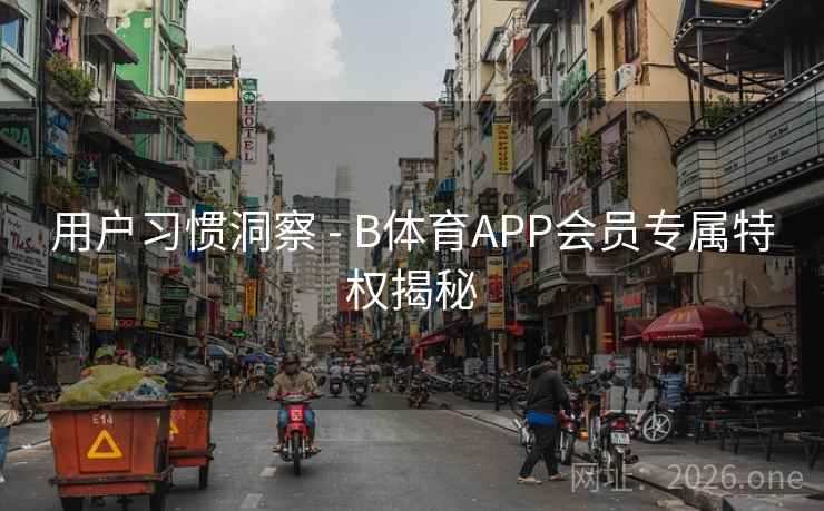 用户习惯洞察 - B体育APP会员专属特权揭秘