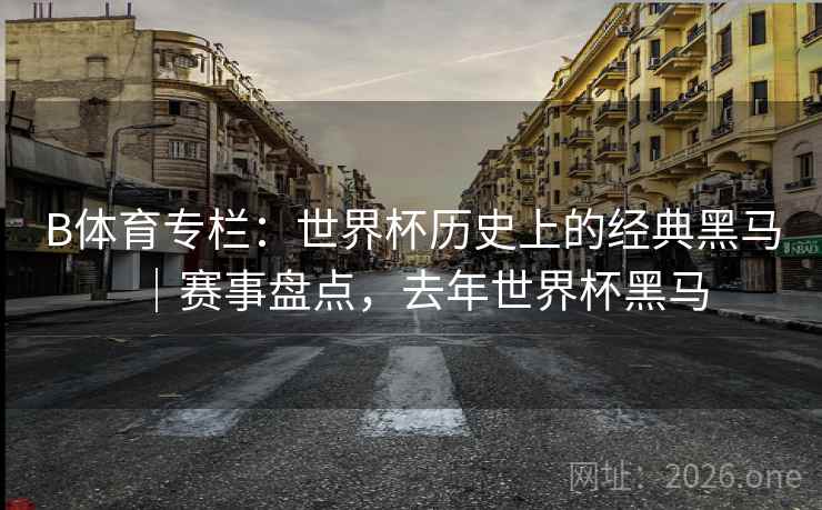 B体育专栏：世界杯历史上的经典黑马｜赛事盘点，去年世界杯黑马