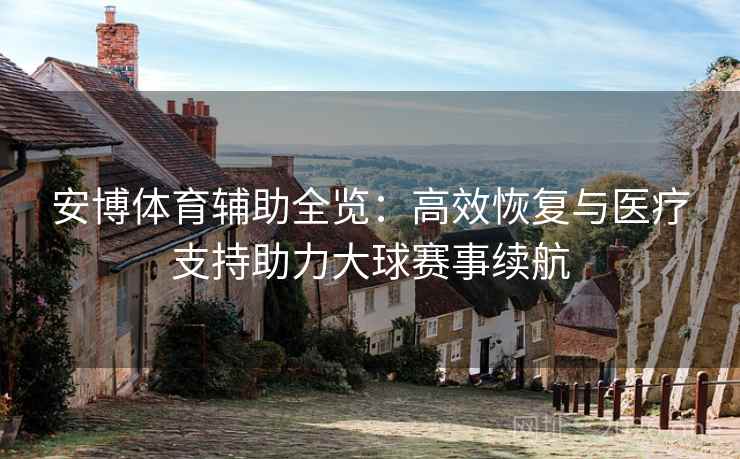 安博体育辅助全览：高效恢复与医疗支持助力大球赛事续航