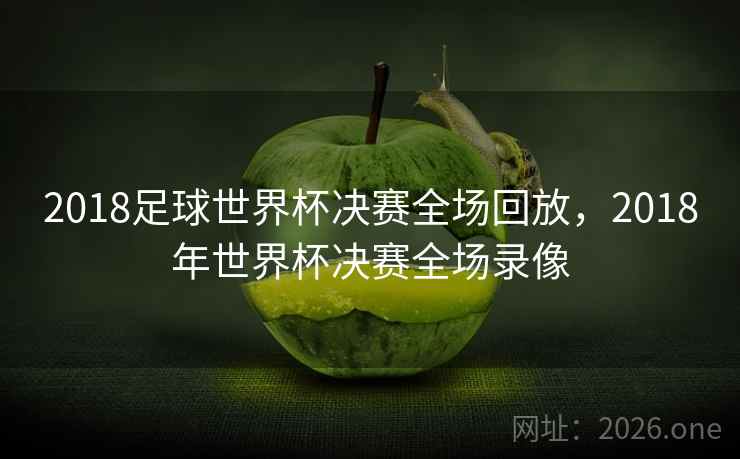 2018足球世界杯决赛全场回放，2018年世界杯决赛全场录像